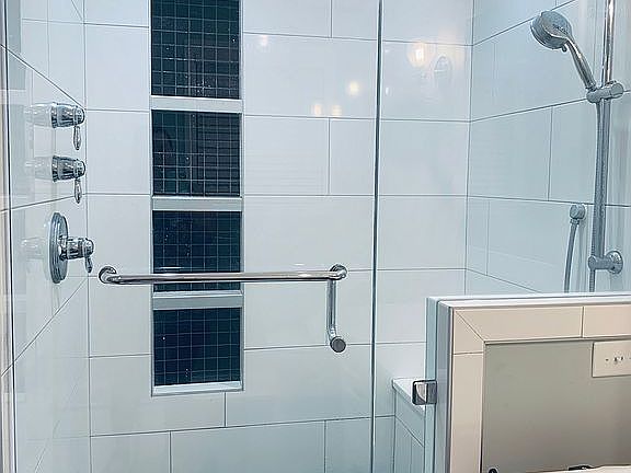 Custom tile master shower