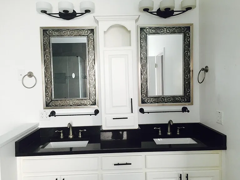 Master bath vanity