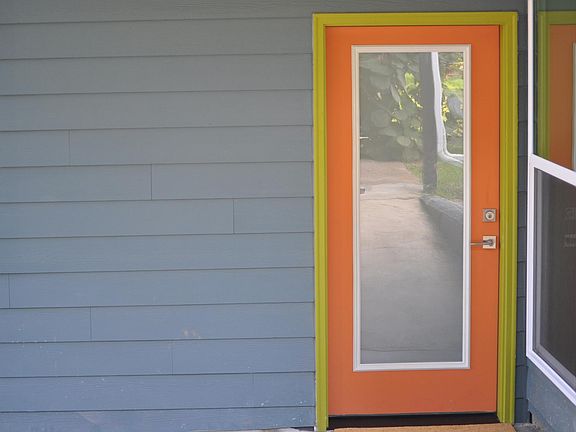 Front door.