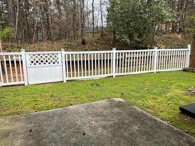 Large outdoor back area