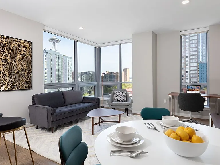 Furnished Apartment Living Dining