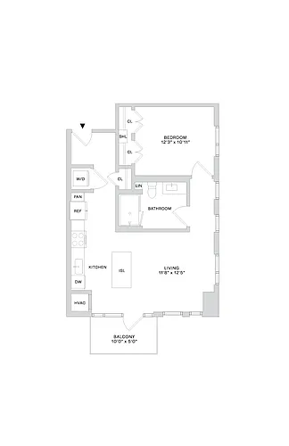 Floor plan B4 1X1