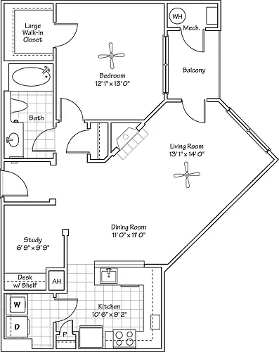 Floor plan The Arrington