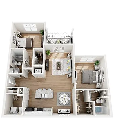 Floor plan B-4
