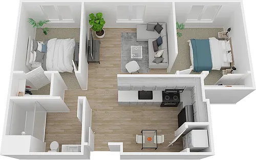 Floor plan B2