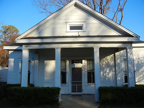 The front porch looks directly at Brown Chapel