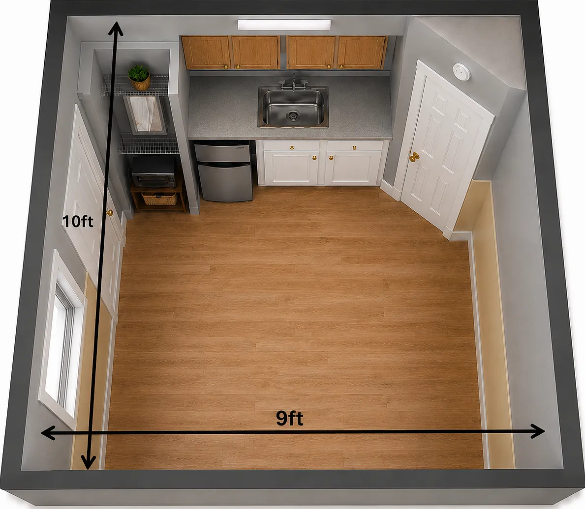 Studio, 90 sqft, $1,095 — Photo 1