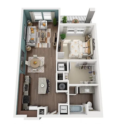 Floor plan Oliver (A2)