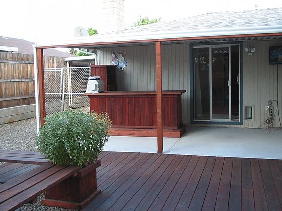 Backyard patio