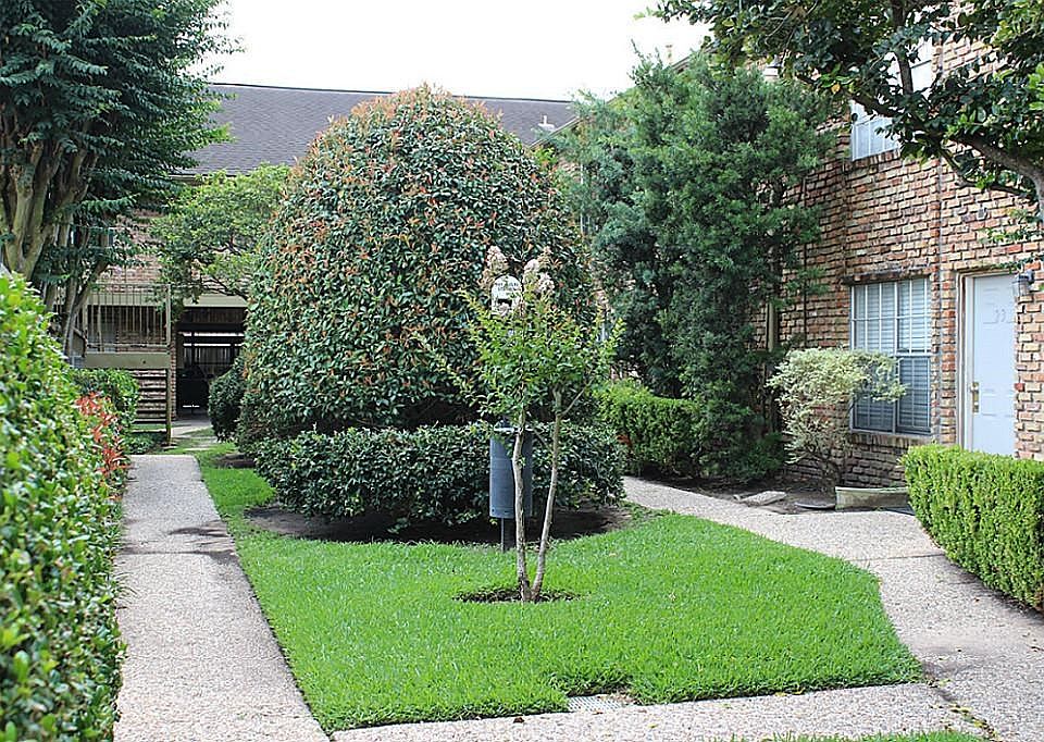 Courtyard outside the unit.