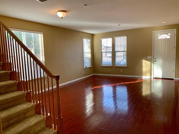 Living room and formal dining room