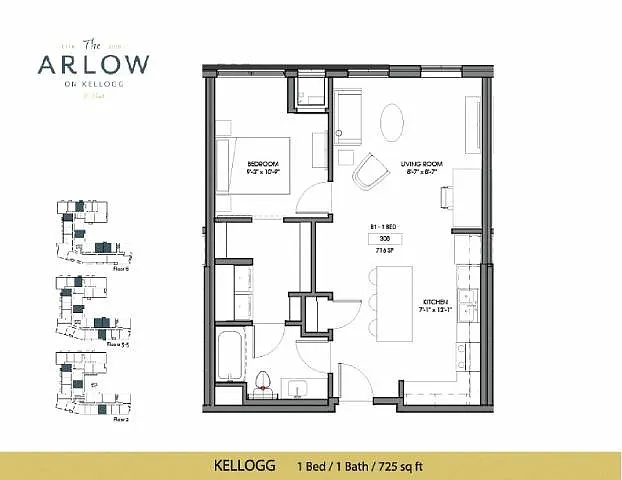 Floor plan Kellogg | Furnished