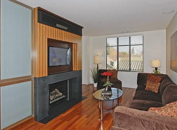 Wonderful Tiger Wood Custom Built-In Cabinetry