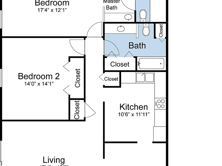 2 Bed 2 Bath 2 Bed 2 Bath