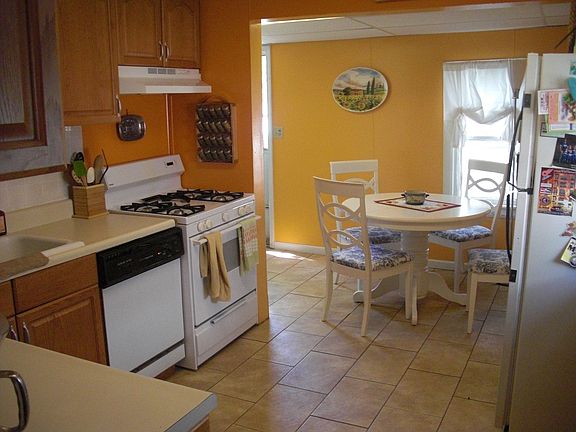 Kitchen with room to eat in