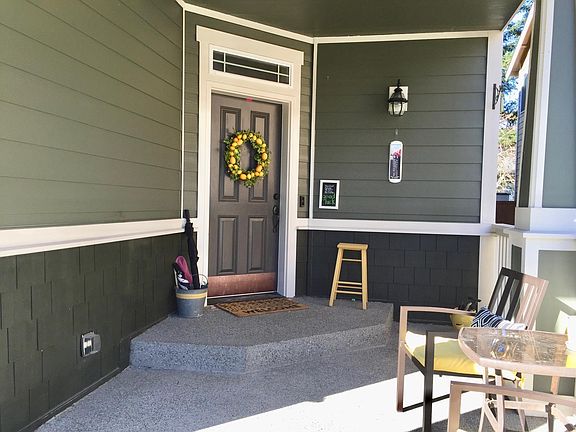 Large covered porch