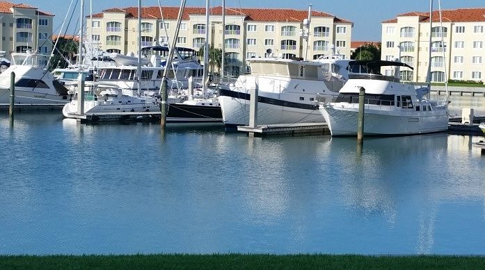 View of Marina from Florida Room