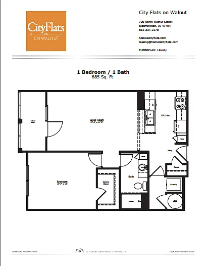 Floor plan Liberty 1.1