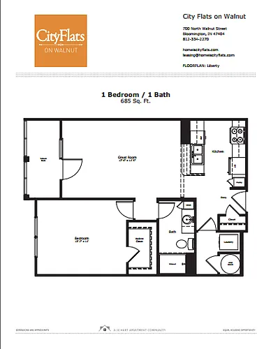 Floor plan Liberty 1.1