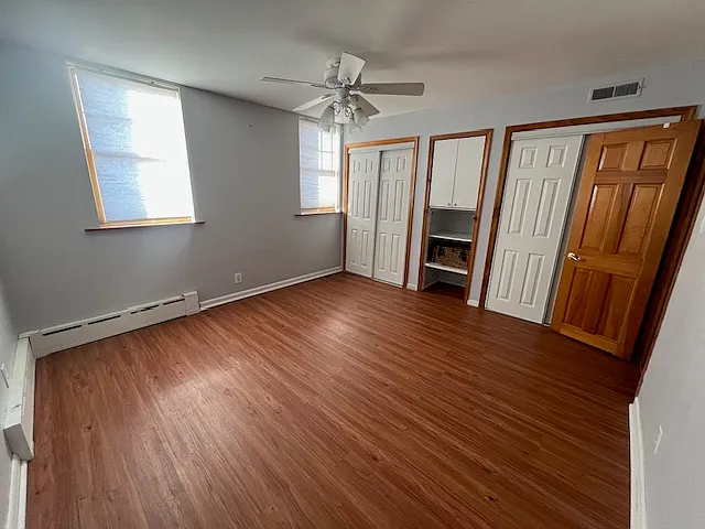 Master bedroom w/ two huge closets