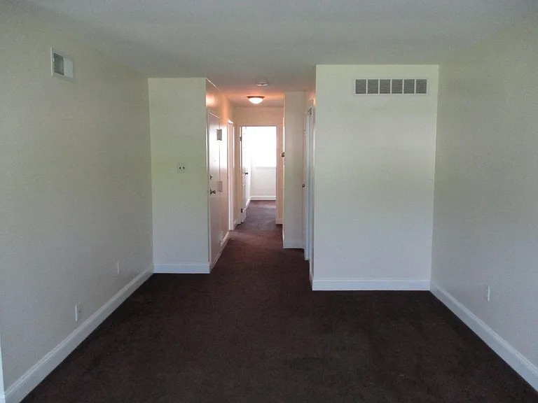 Hallway, looking through the Living Room Area
