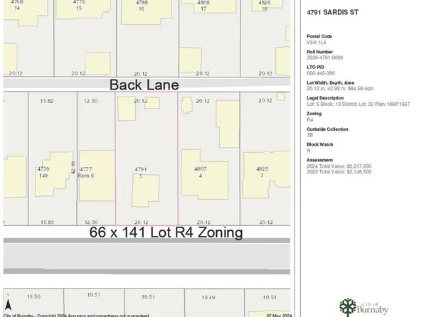 4791 Sardis St, Burnaby, BC V5H 1L4