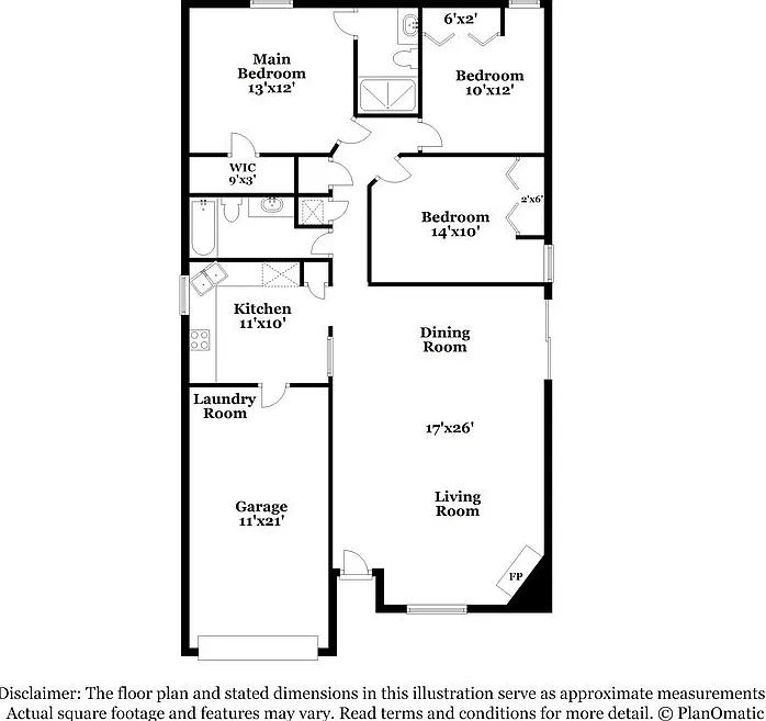 3 bed, 2.0 bath, 1260 sqft, $1,925 — Photo 2