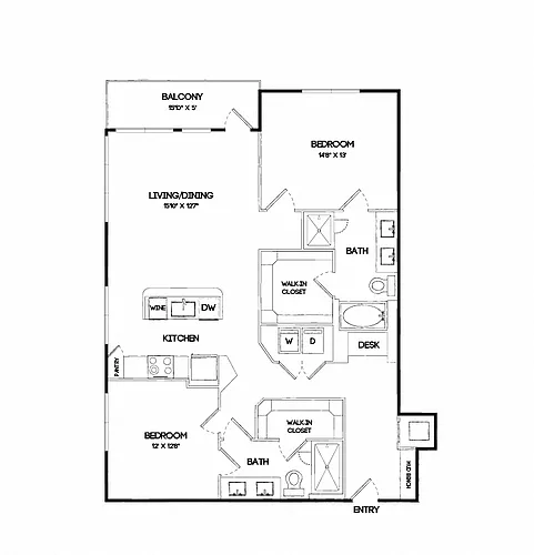 Floor plan B7