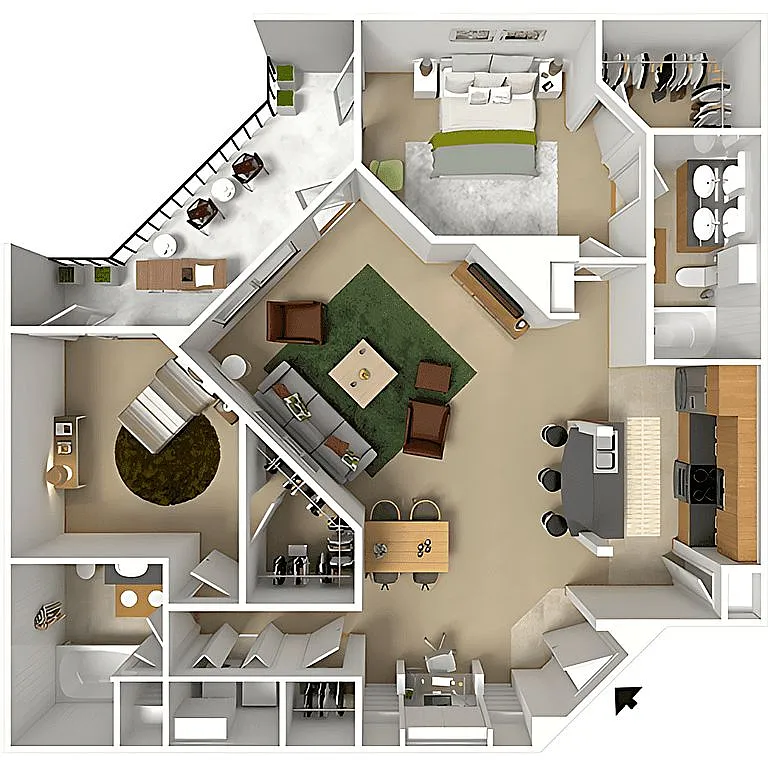 Floor plan B6