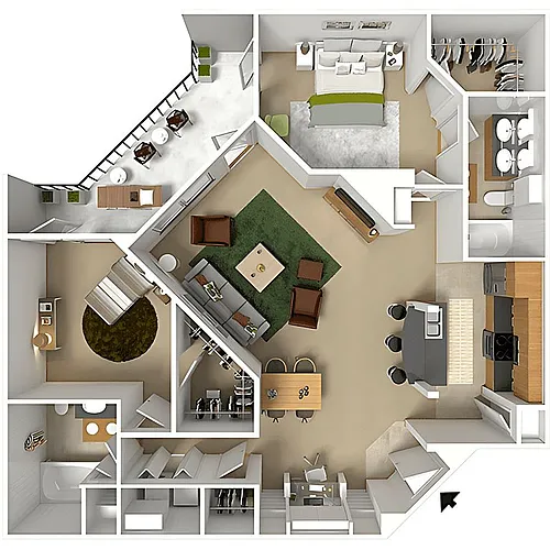 Floor plan B6