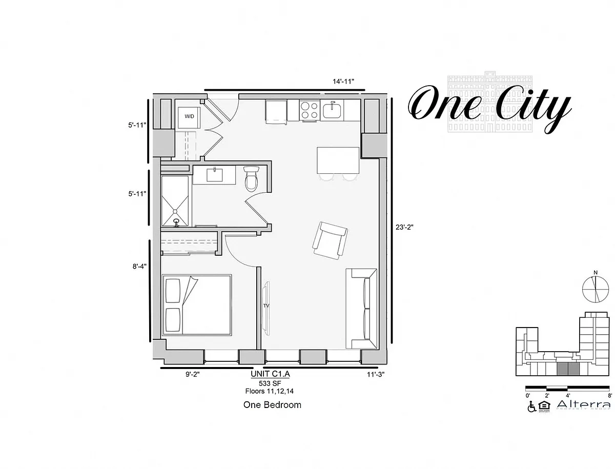 Floor plan Residence - C1.A