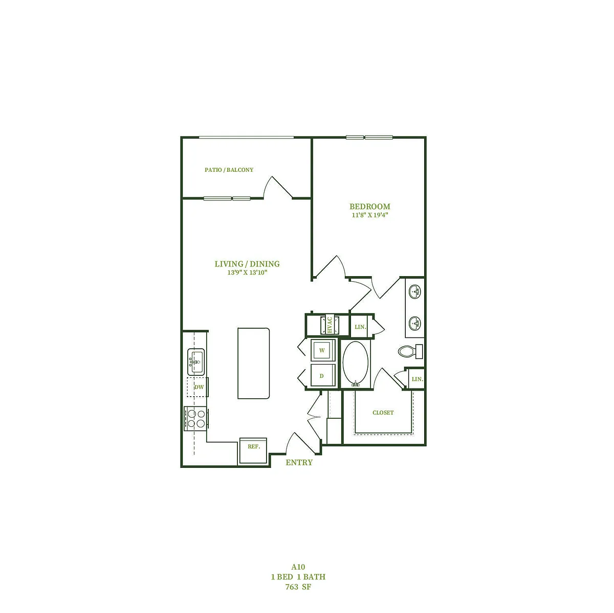 Floor plan A10