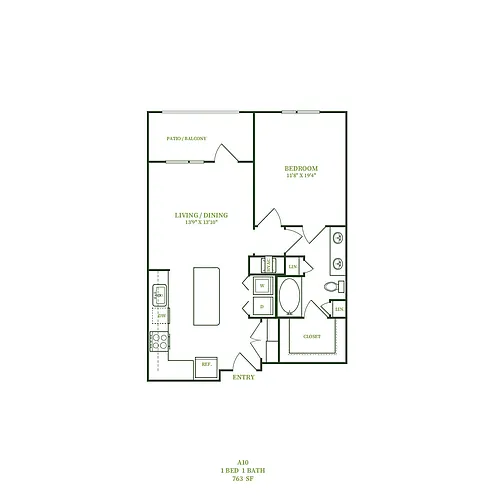 Floor plan A10