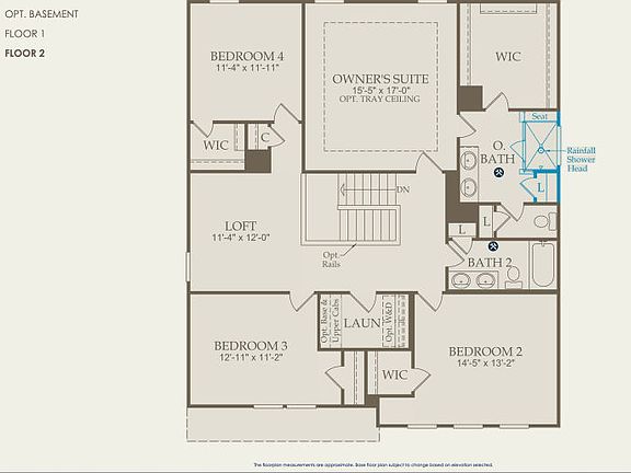 Murphy Floor Plan, Quick Move-In Home, Floor 2