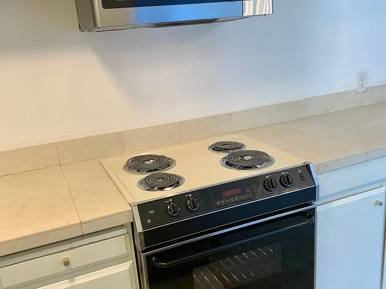 Kitchen (new St. St. GE convection oven-range will be installed before lease)