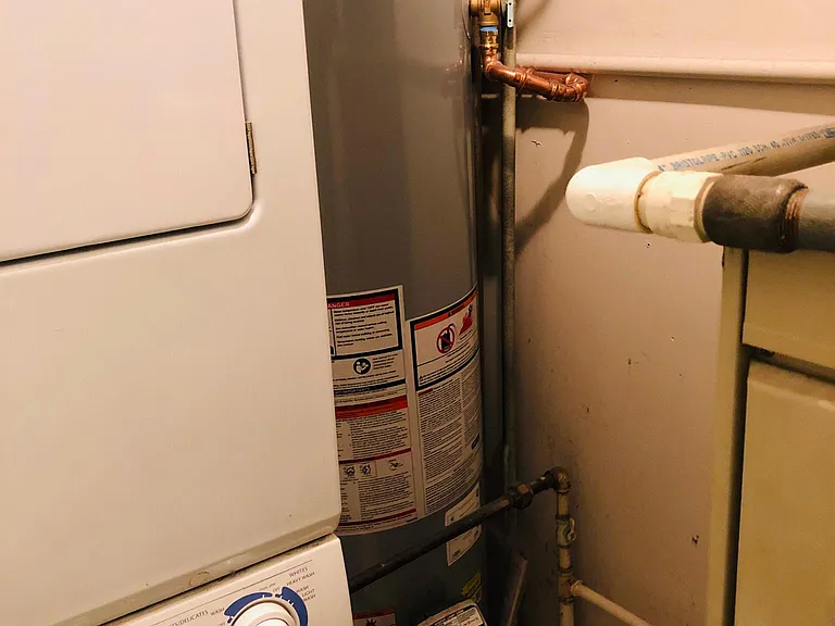 Water Heater in the utilities room