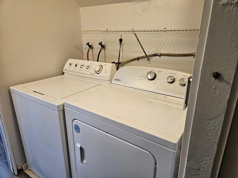 Washer and Dryer Area