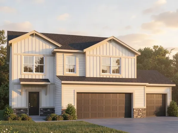 Cumberland Farmhouse w/ 3-Car - LP Plan, Blevins Farm