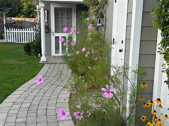 Walkway to front door