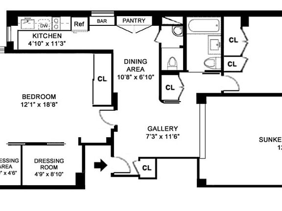 2nd image of 120 Central Park S APT 14D