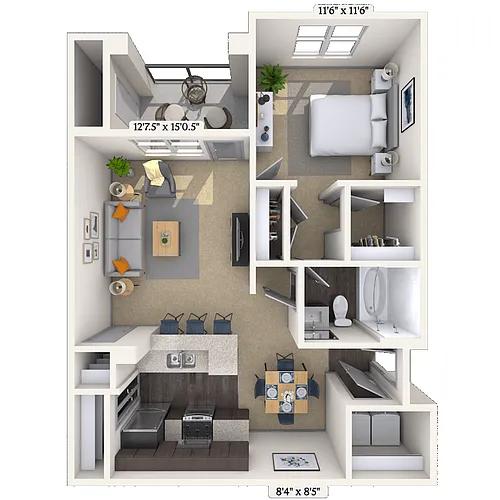 Floor plan 11B