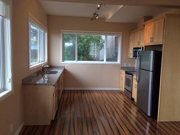kitchen and dining area