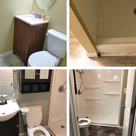 Remodeled lower bath