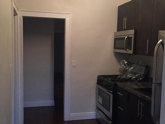 Kitchen and hallway to living room