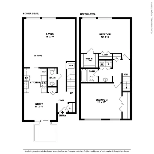 Floor plan Townhome BTH
