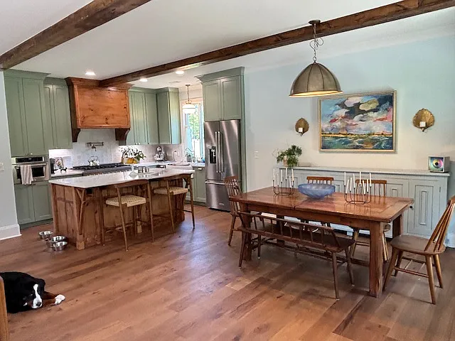 Dining open floor plan