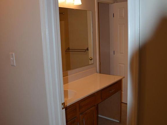 Bathroom off the upstairs master bedroom