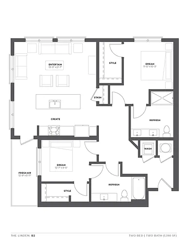 Floor plan B2