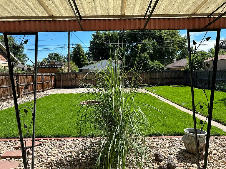 Back patio