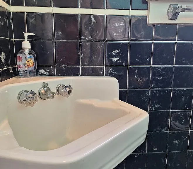 1/2 bath located downstairs.